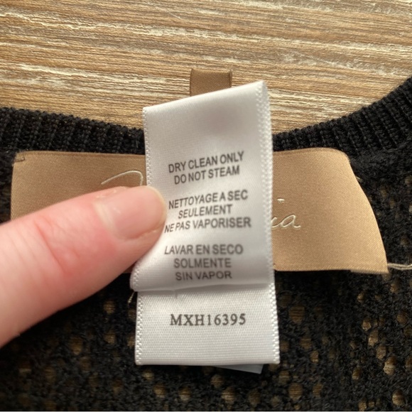 Max Azria Witchy Dark Romantic Sleeveless Cashmere Wool Silk Women’s Size Large - Picture 7 of 17